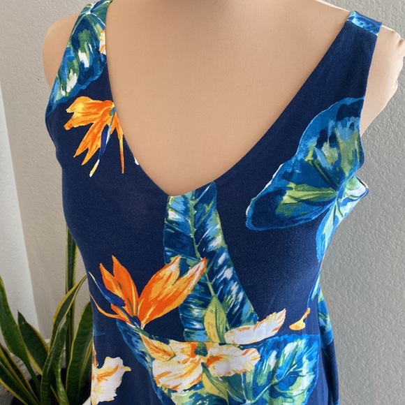 Chaps Bird of Paradise Maxi Dress - Picture 6 of 6